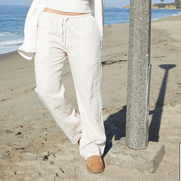 Brandy Melville Anastasia Linen Pants - Picture 1 of 1